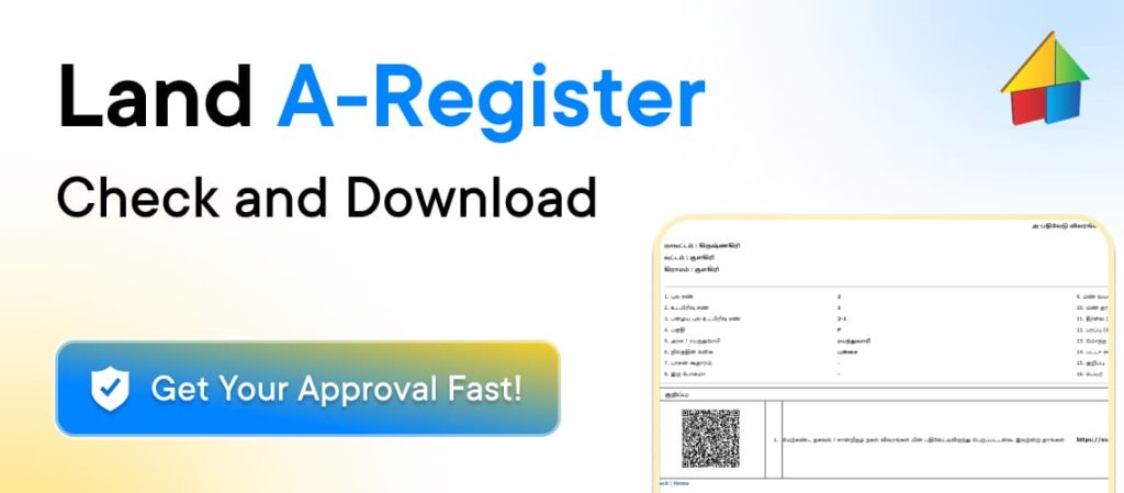 Land A-Register Check & Download in Tamil Nadu